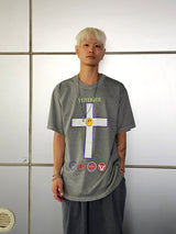 VENTIQUE マイケルスメイルTシャツ 2color
