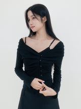 Rin cardigan set (Black)