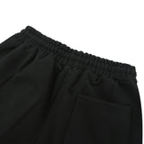 MVR ハートロゴワイドスウェットパンツ ブラック