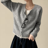 Zipton Dotome Layered Knit Cardigan