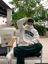  Urban Stanford Double Middle Cloth Embroidery Hoodie