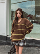 Report V-neck ST Warmer Knit