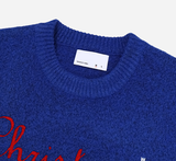 Christmas Embroidery Knit