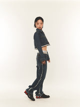 ローライズデニムパンツ (FOR UNISEX)
