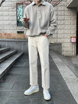 Amber Regular Fit Cotton Pants (6 colors)