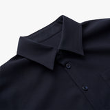ストレンジャーリラックスフィットレーヨンショートスリーブシャツ (Navy)