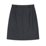 Stripe String Skirt Grey