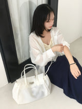 エアリー シェル シースルー シャツ(7c)