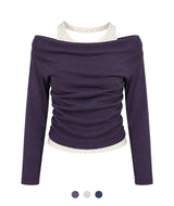 Elena Layered Off Shoulder Tee