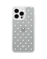 ドット ジェリー ゲル ハード スリム スマホケース - グレー