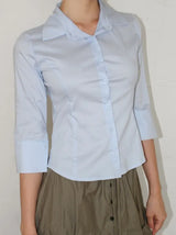 CURVE LINE SLIM SHIRT