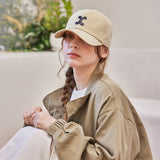 VA Curved Patch Ball Cap / Beige