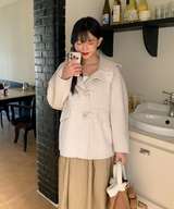 ダッフルハーフレングスハンドメイドコートジャケット