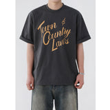 オーバフィットカントリーハイデンシティハーフTシャツ