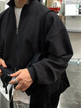 Look Siero Waffle High-Neck Two-Way Zip-Up