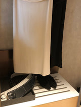 Jelly Shirring Long Skirt