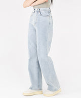 WASHED WIDE DENIM PANTS [2color]