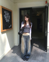 OOTJ vintage fade banding pants