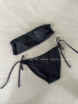Glitter lettering kitsch bikini