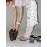 Summer 0024. Rubber Sole Flip-flop - 4colors