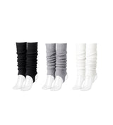 Ribbed loop leg warmers