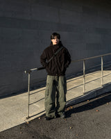 Bio unbalanced corduroy warmer jacket