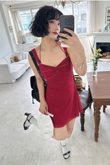 LAZY DOT MINI DRESS
