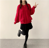 Sewing Dotom Balloon Fit Round Knit