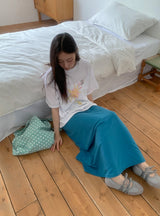 Kuon Print Loose Fit Short Sleeve Tee