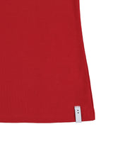 ONE-SHOULDER ELASTIC T (RED)