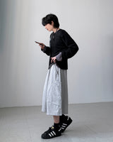 [1+1] クロップ レイヤード ロングスリーブ