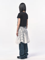 C Wear クロップTシャツ BLACK