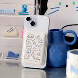 MagSafe Card Wallet Cream Cat