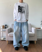 Tiger Balloon Denim Pants