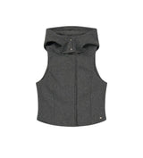 Layered Bolero Wool Jacket / Grey