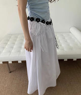 Flower strap layered belt(2color)