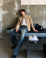 Miele YKK Suede Biker Jacket