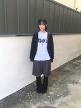 ルーズフィットソフトファーカーディガン