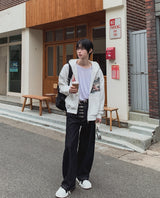 ルックファイヤーバックルバルーンワイドデニムパンツ