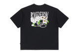 VOLUME LOGO FLOWER TEE SHIRT