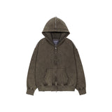 [24SS LSD COLLECTION] MUGUNG Vintage Zip-up Hoodie_Brown
