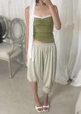 DOUBLE LAYER SLEEVELESS TOP