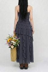 SYLVIA DRAPE MAXI DRESS