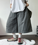 RIVET CARPENTER STRAP NYLON BERMUDA 🩶🤍🖤3COLOR