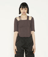 SQUARE NECK TIGHT TOPS