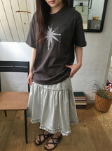 [unisex] ユヒカスターパッチオーバー半袖Tシャツ