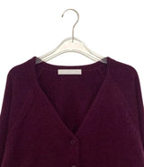 Lucie Loose-Fit Raglan V-Neck Cardigan