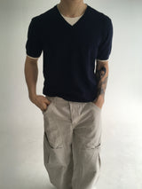 robe layered v neck(3colors)