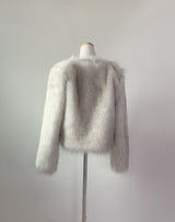 Rokina Eco Fur Jacket (White)