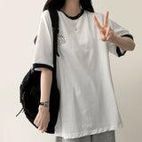 セリーヌカラーボクシーフィット半袖Tシャツ